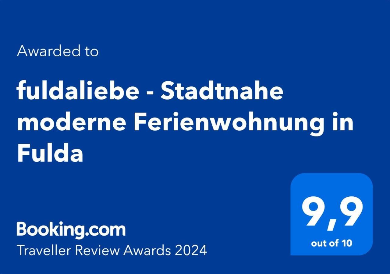 Fuldaliebe - Stadtnahe Moderne Ferienwohnung In Fulda Ngoại thất bức ảnh
